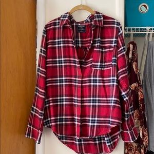 Abercrombie & Fitch Cozy Red flannel - size L